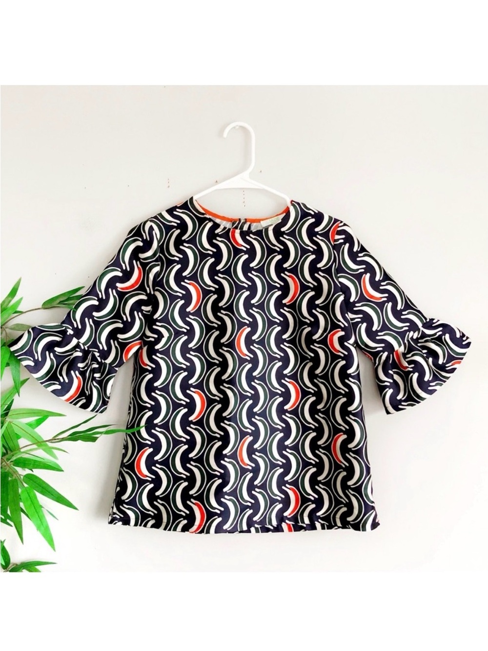 JADE by Melody Tam Banana Blouse in Navy XS